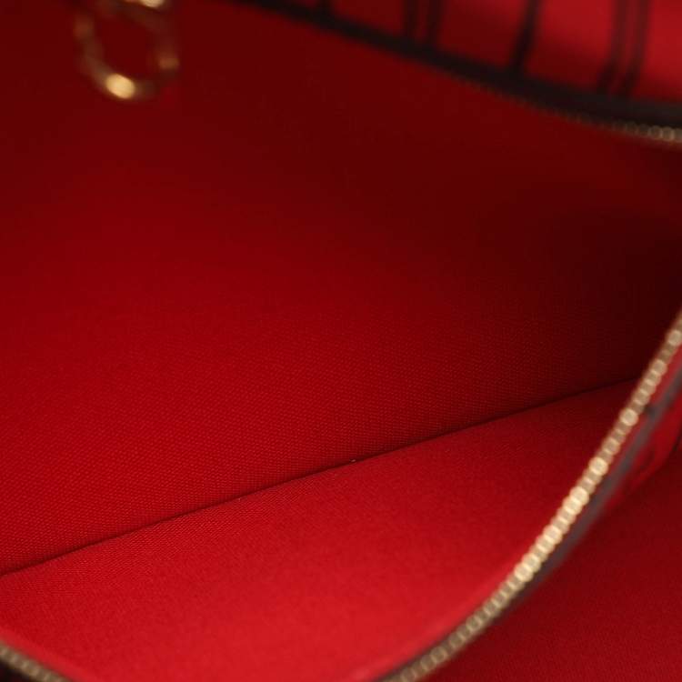 Pre Owned Louis Vuitton Damier Ebene Canvas Neverfull MM Bag