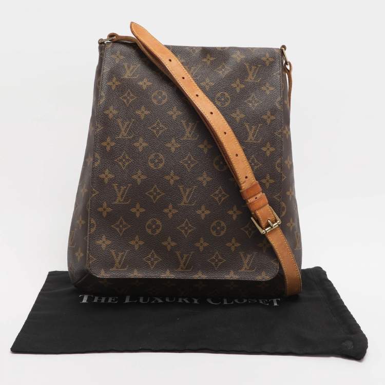 Pre Owned Louis Vuitton Monogram Canvas Musette Salsa GM Bag