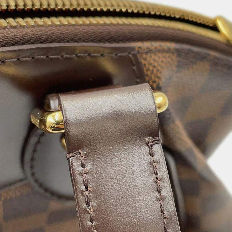 Pre Owned Louis Vuitton Verona Red Damier Ebene Canvas Size PM