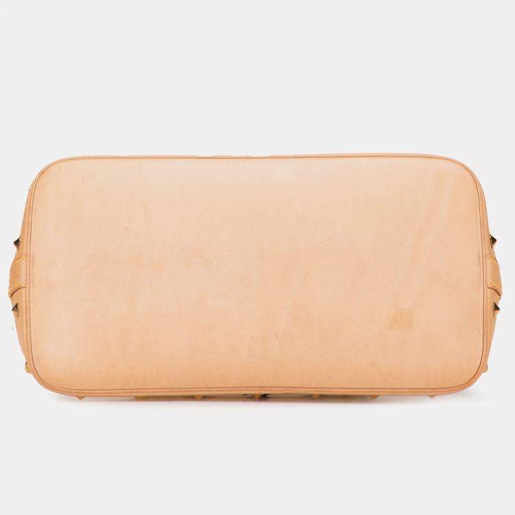 Pre Owned Louis Vuitton White Monogram Multicolore Alma PM