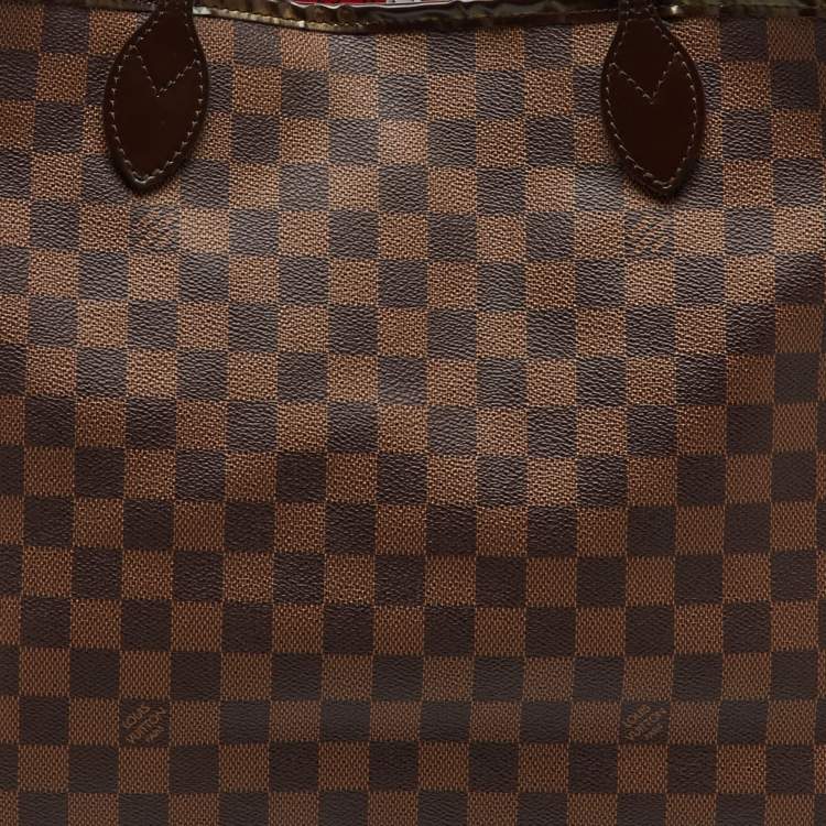 Pre Owned Louis Vuitton Damier Ebene Canvas Neverfull GM Bag