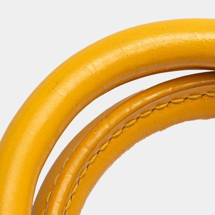 Pre Owned Louis Vuitton Yellow Epi Alma BB