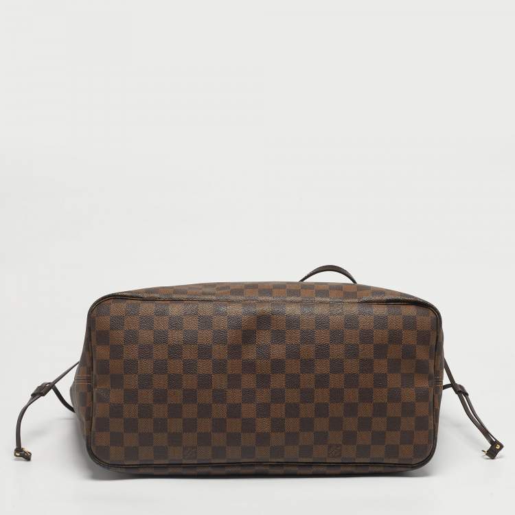 Pre Owned Louis Vuitton Damier Ebene Canvas Neverfull GM Bag