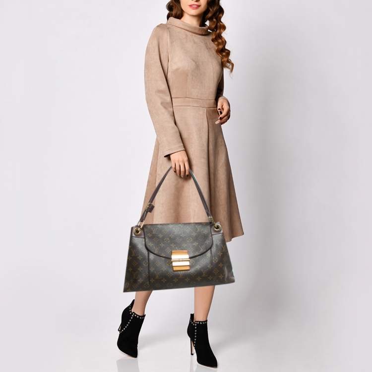 Pre Owned Louis Vuitton Aurore Monogram Canvas Olympe Bag