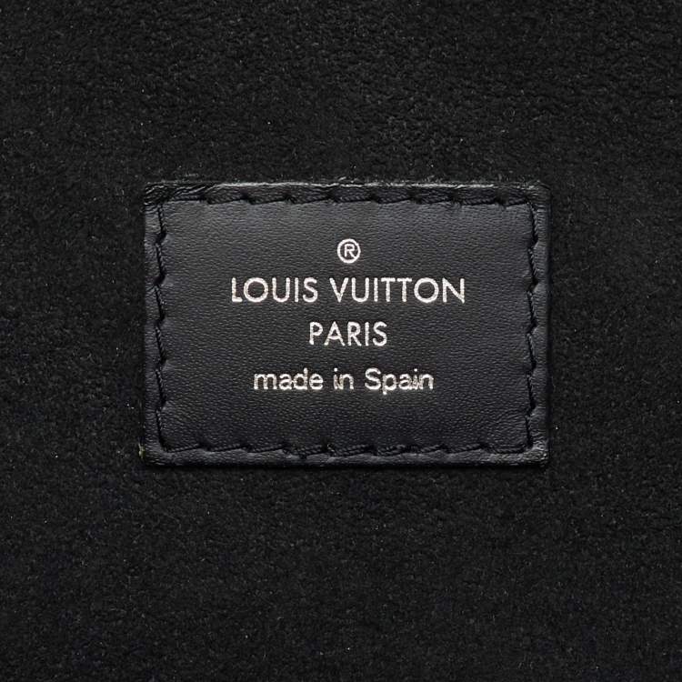 Pre Owned حقيبة لوي فيتون نيفرفول جلد إيبي دينم فاتح MM