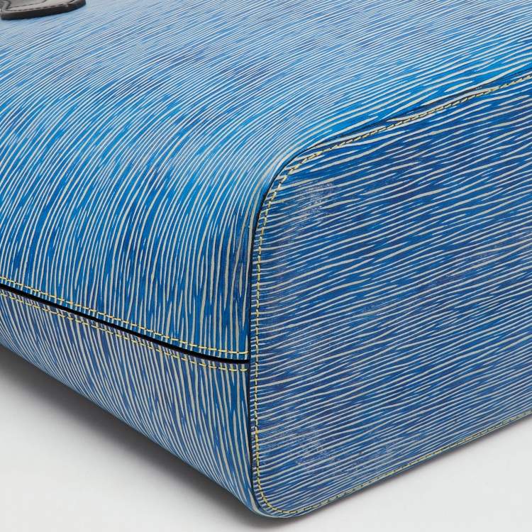 Pre Owned حقيبة لوي فيتون نيفرفول جلد إيبي دينم فاتح MM