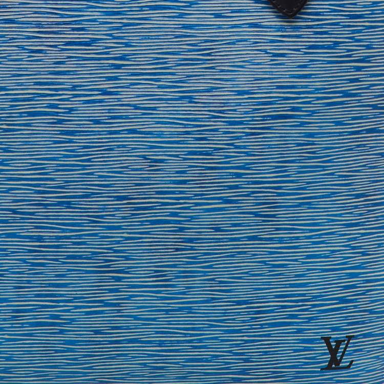 Pre Owned حقيبة لوي فيتون نيفرفول جلد إيبي دينم فاتح MM