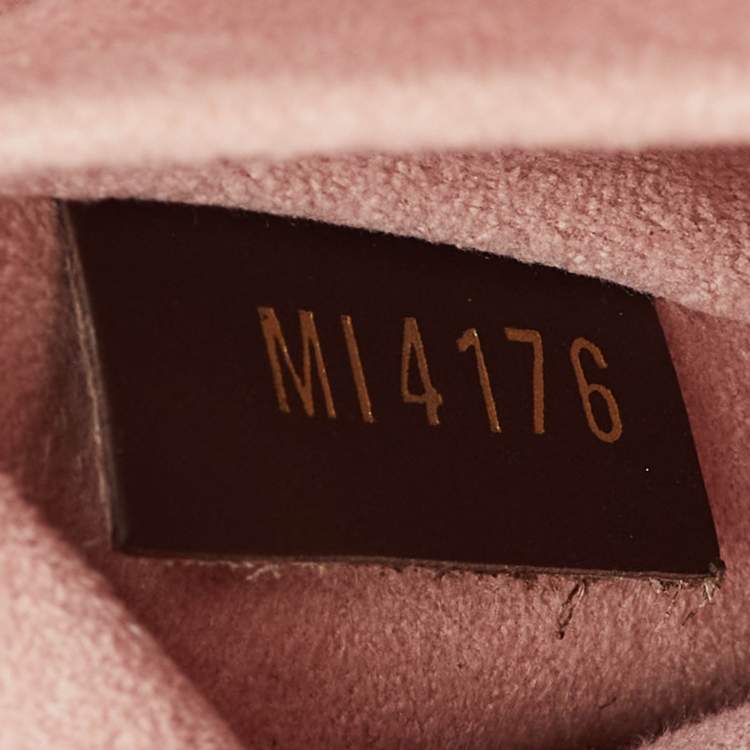 Pre Owned Louis Vuitton Damier Ebene Canvas and Leather Normandy Bag