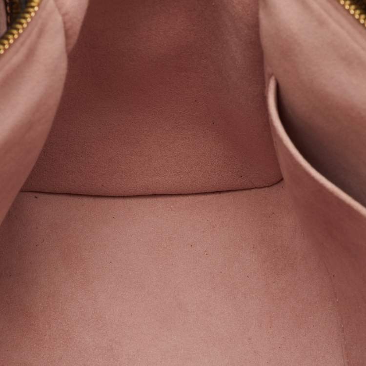 Pre Owned Louis Vuitton Damier Ebene Canvas and Leather Normandy Bag