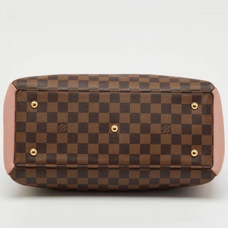 Pre Owned Louis Vuitton Damier Ebene Canvas and Leather Normandy Bag