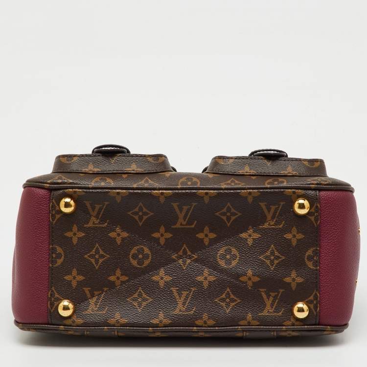 Pre Owned Louis Vuitton Aurore Monogram Canvas Manhattan NM Bag