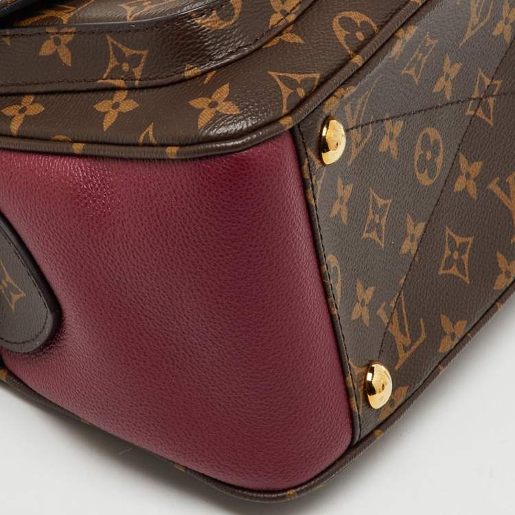 Pre Owned Louis Vuitton Aurore Monogram Canvas Manhattan NM Bag