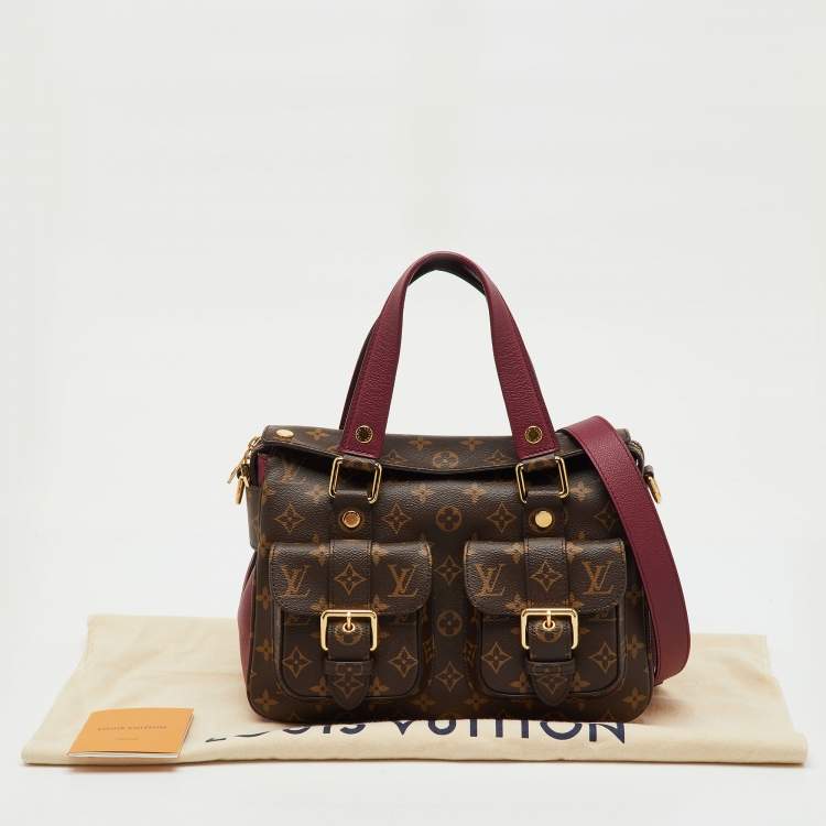 Pre Owned Louis Vuitton Aurore Monogram Canvas Manhattan NM Bag