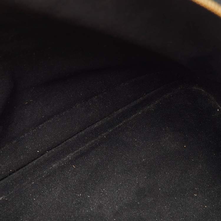 Pre Owned Louis Vuitton Limited Edition Black Monogram Sequins Eclipse Alma Bag