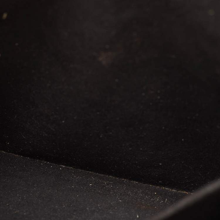 Pre Owned Louis Vuitton Limited Edition Black Monogram Sequins Eclipse Alma Bag