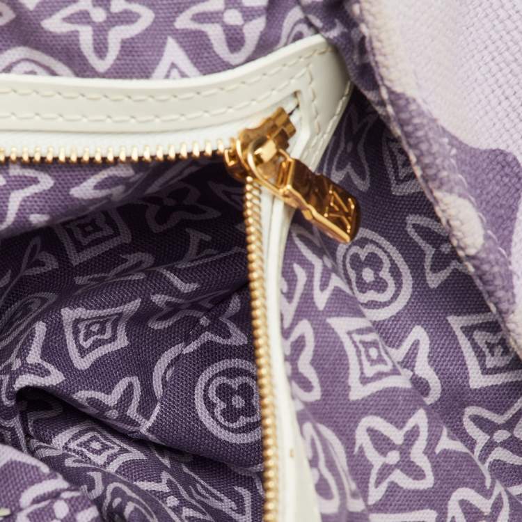 Pre Owned Louis Vuitton Limited Edition Lilac Tahitienne Cabas PM Bag