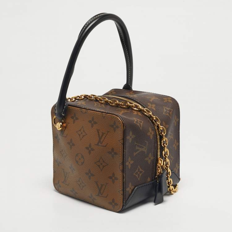 Pre Owned Louis Vuitton Reverse Monogram Canvas Square Bag