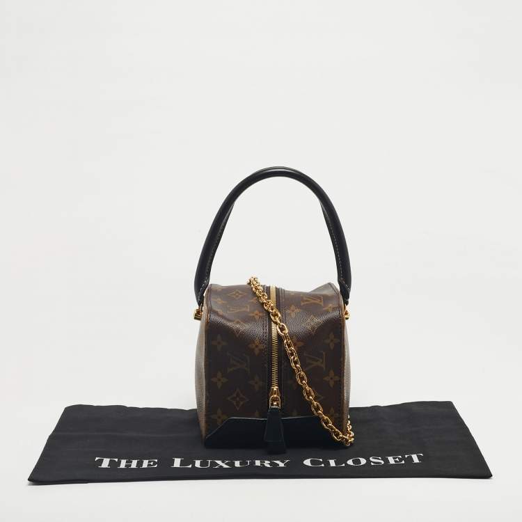 Pre Owned Louis Vuitton Reverse Monogram Canvas Square Bag