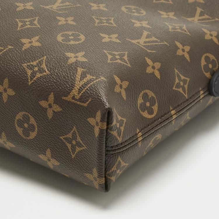Pre Owned Louis Vuitton Monogram Macassar Canvas Porte-Documents Jour Bag