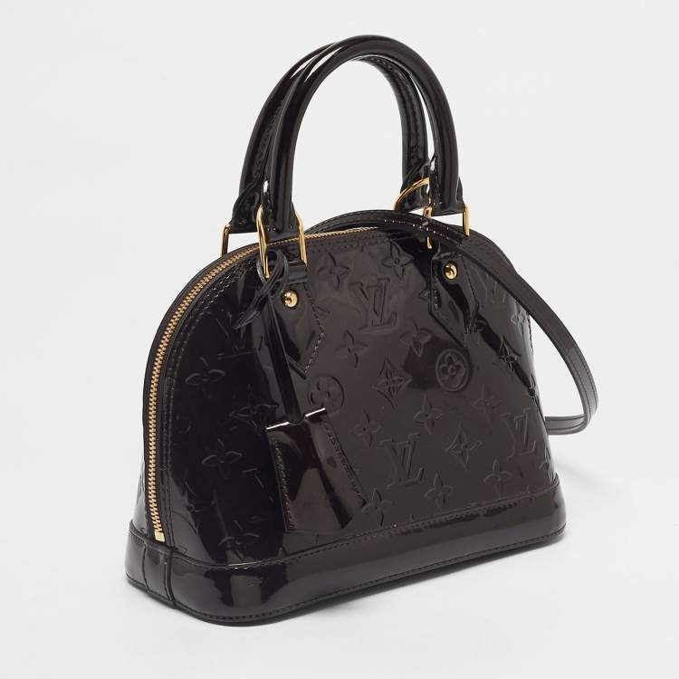 مملوكة مسبقًا Louis Vuitton Amarante Monogram Vernis Alma BB Bag