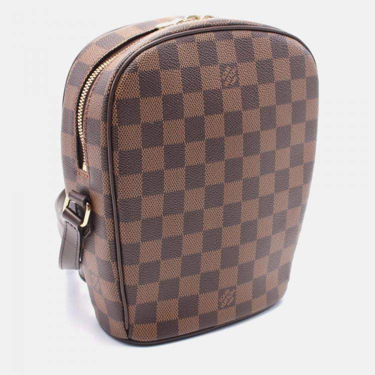 Pre Owned Louis Vuitton Ipanema Brown Damier Ebene Canvas Shoulder Bag
