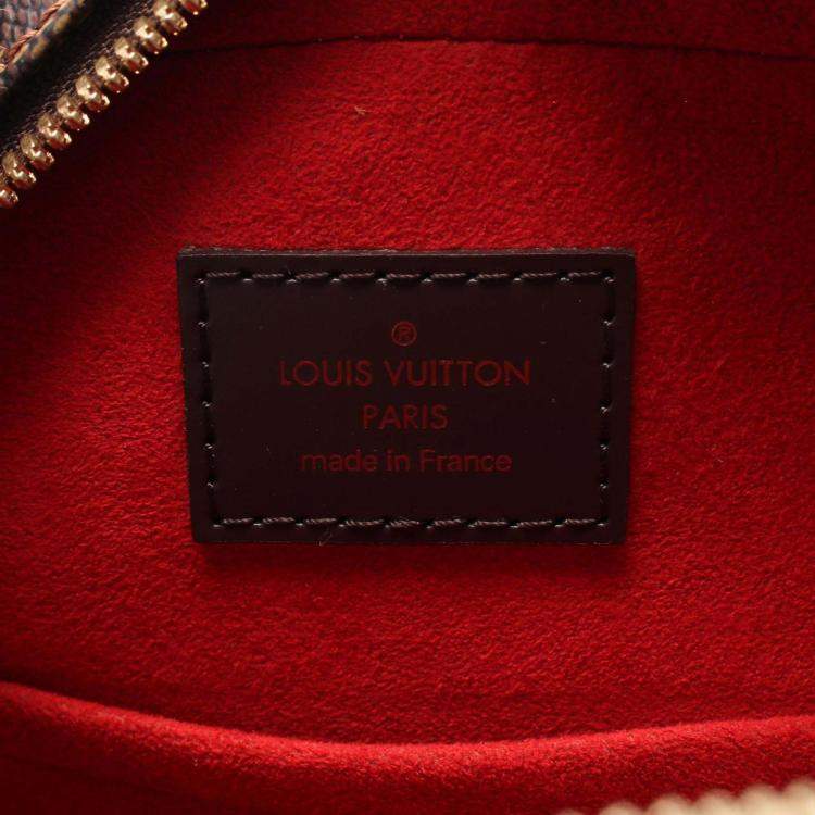 Pre Owned Louis Vuitton Ipanema Brown Damier Ebene Canvas Shoulder Bag