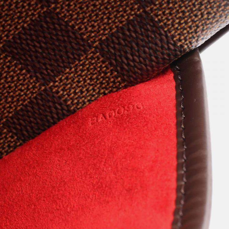 Pre Owned Louis Vuitton Ipanema Brown Damier Ebene Canvas Shoulder Bag