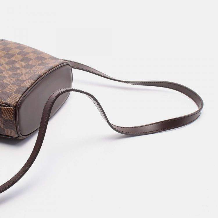 Pre Owned Louis Vuitton Ipanema Brown Damier Ebene Canvas Shoulder Bag