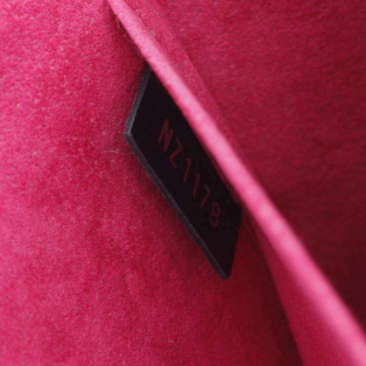 Pre Owned Louis Vuitton Félicie Black Epi Leather Wallet on Chain