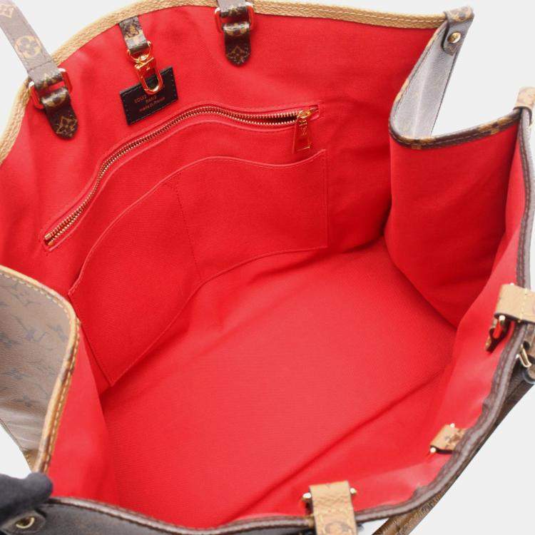 Pre Owned Louis Vuitton OnTheGo GM Brown Monogram Giant Canvas Tote Bag