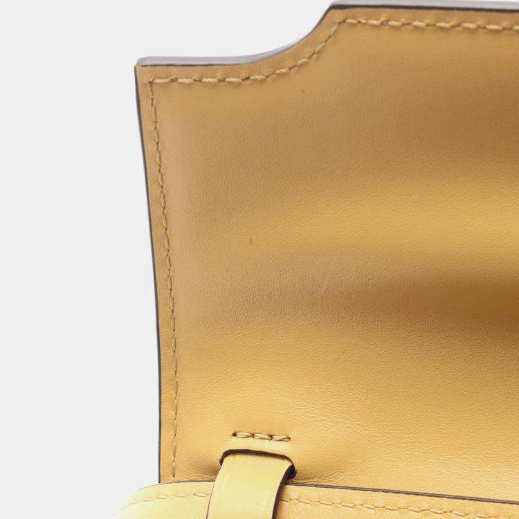 Pre Owned Louis Vuitton OnTheGo East West Yellow Leather Shoulder Bag