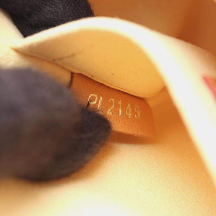 Pre Owned Louis Vuitton Lockme Go Black Grained Calfskin Leather Shoulder Bag