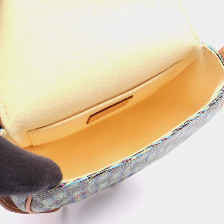 Pre Owned Louis Vuitton Lockme Go Black Grained Calfskin Leather Shoulder Bag