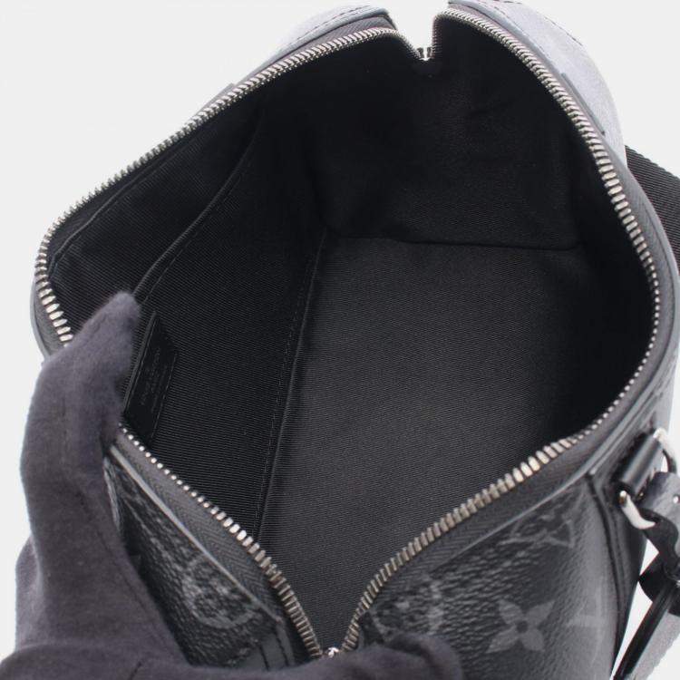 مملوكة مسبقًا Louis Vuitton Pochette Métis East West Black Empreinte Leather Shoulder Bag