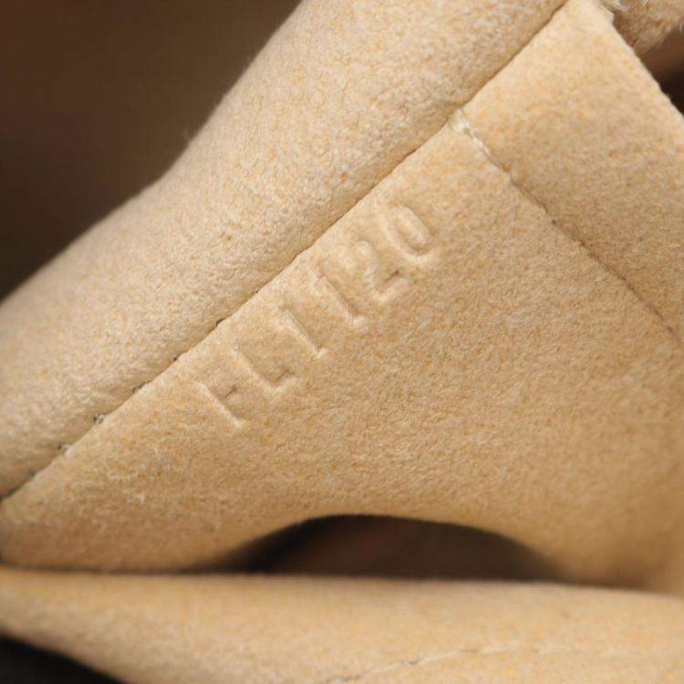 Pre Owned Louis Vuitton Galliera PM Brown Monogram Canvas Shoulder Bag