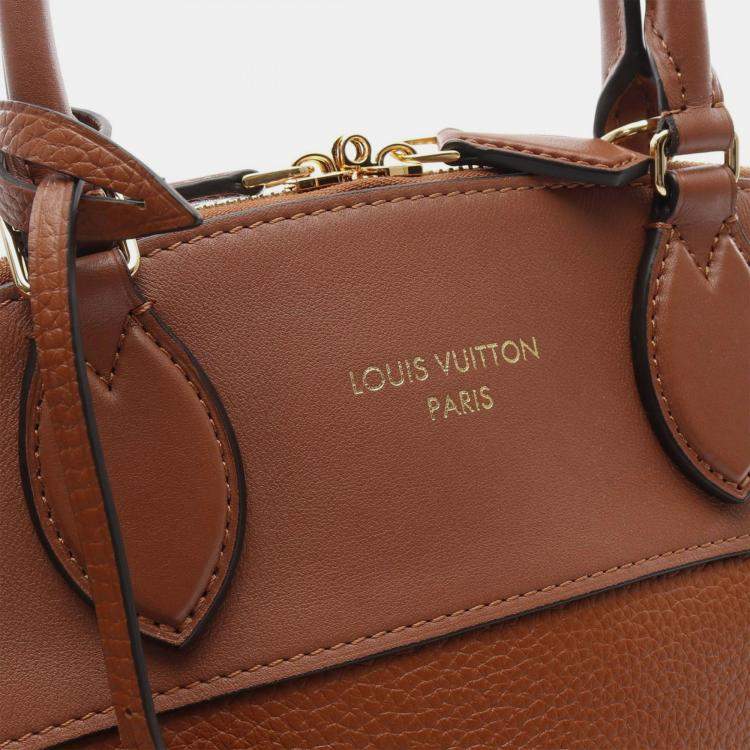 Pre Owned Louis Vuitton Vendome MM Gold Taurillon Leather Tote Bag