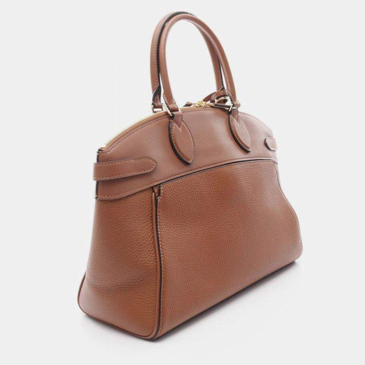 Pre Owned Louis Vuitton Vendome MM Gold Taurillon Leather Tote Bag