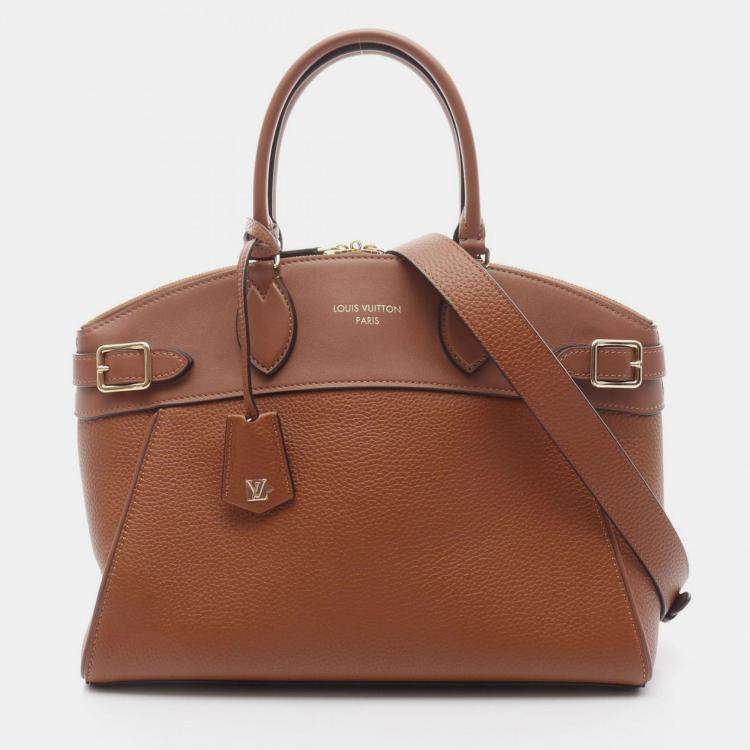 Pre Owned Louis Vuitton Vendome MM Gold Taurillon Leather Tote Bag