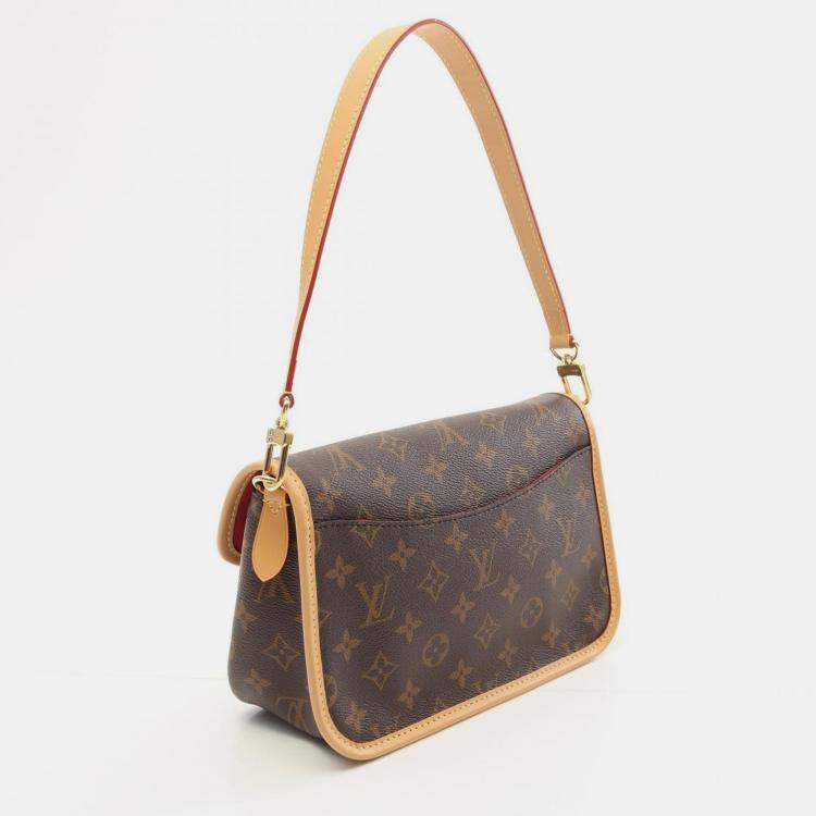 Pre Owned Louis Vuitton Diane Brown Monogram Canvas Shoulder Bag