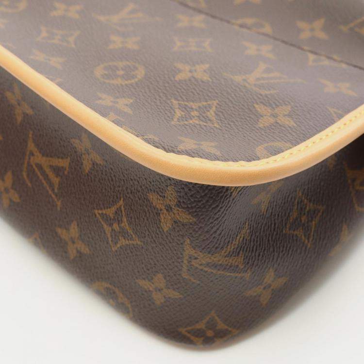 Pre Owned Louis Vuitton Diane Brown Monogram Canvas Shoulder Bag