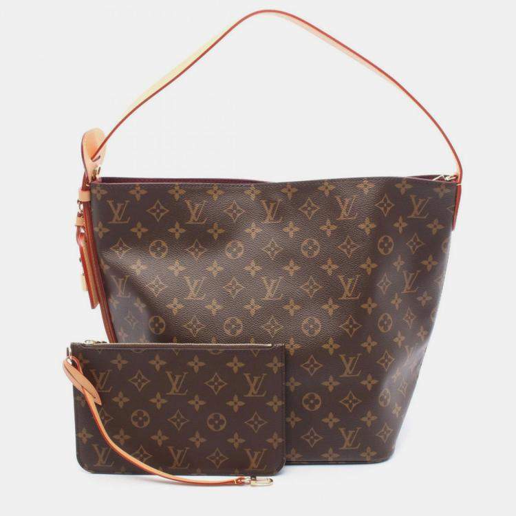 Pre Owned Louis Vuitton All In Brown Monogram Canvas Hobo Bag
