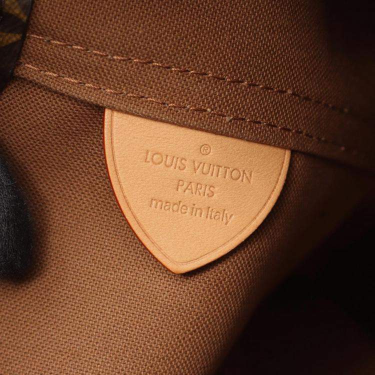 Pre Owned Louis Vuitton Atlantis GM Brown Monogram Canvas Shoulder Bag