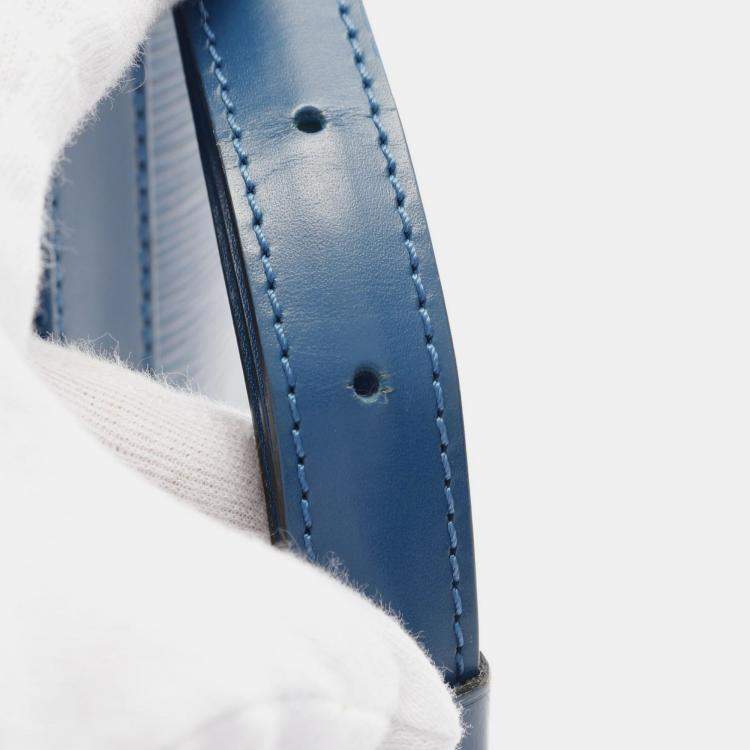 Pre Owned Louis Vuitton Blue Epi Leather Shoulder Bag