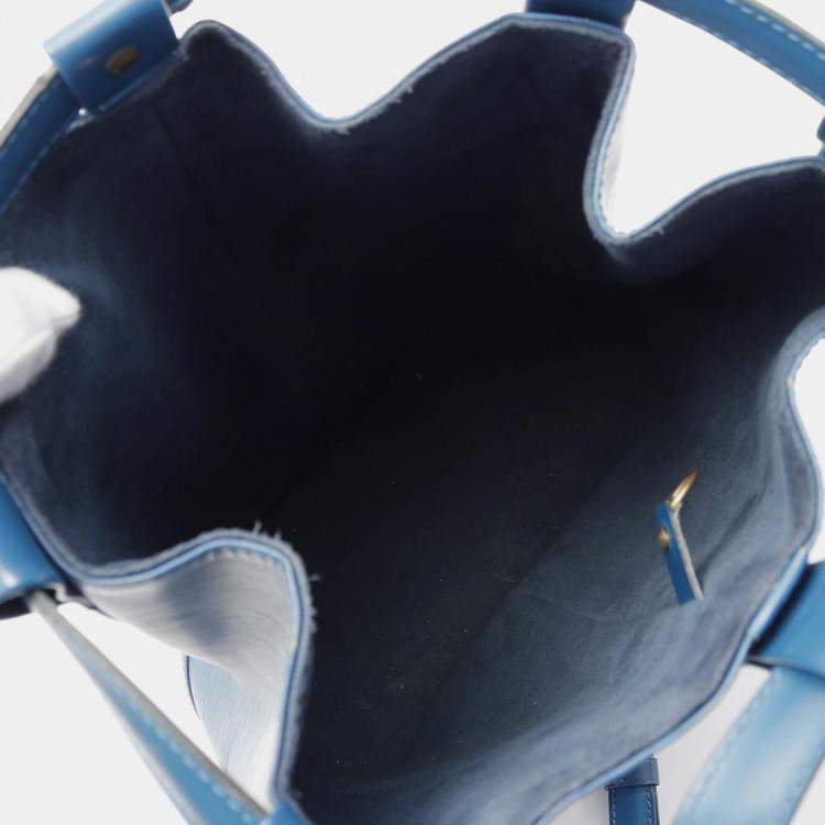Pre Owned Louis Vuitton Blue Epi Leather Shoulder Bag