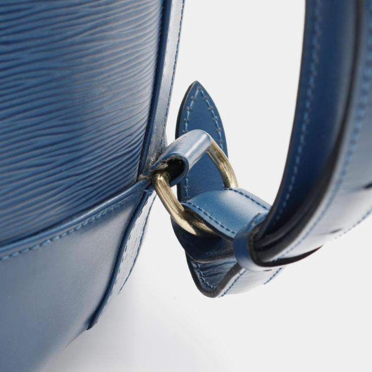 Pre Owned Louis Vuitton Blue Epi Leather Shoulder Bag