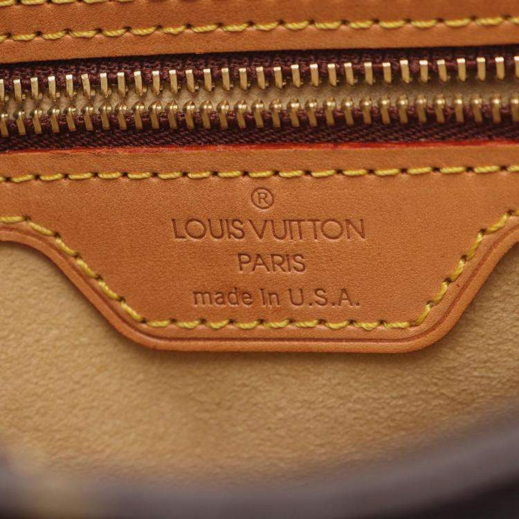Pre Owned Louis Vuitton Looping MM Brown Monogram Canvas Shoulder Bag