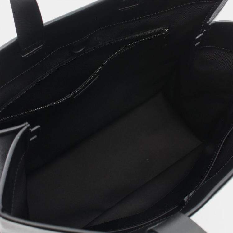 مملوكة مسبقًا Louis Vuitton Shopper MM Black Leather Tote Bag