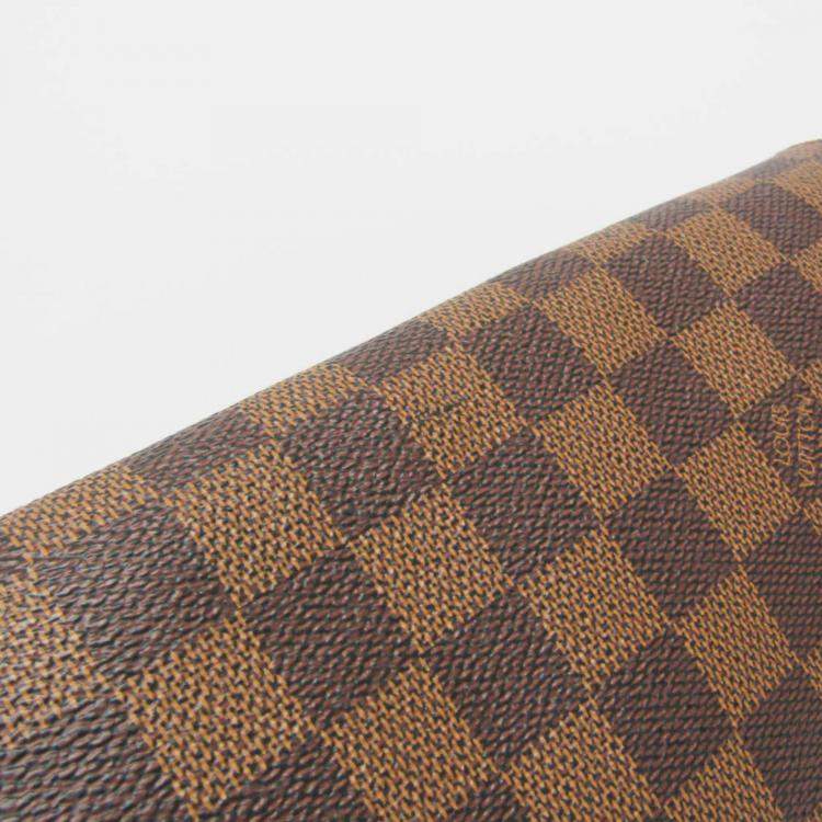 Pre Owned Louis Vuitton Brown Damier Brooklyn MM Shoulder Bag 