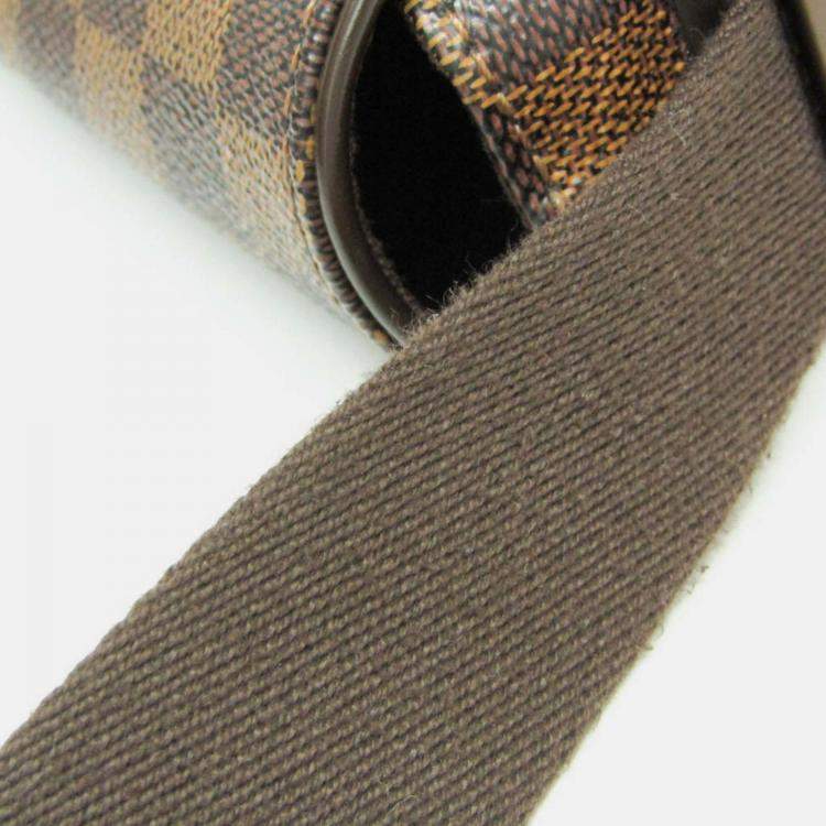 Pre Owned Louis Vuitton Brown Damier Brooklyn MM Shoulder Bag 