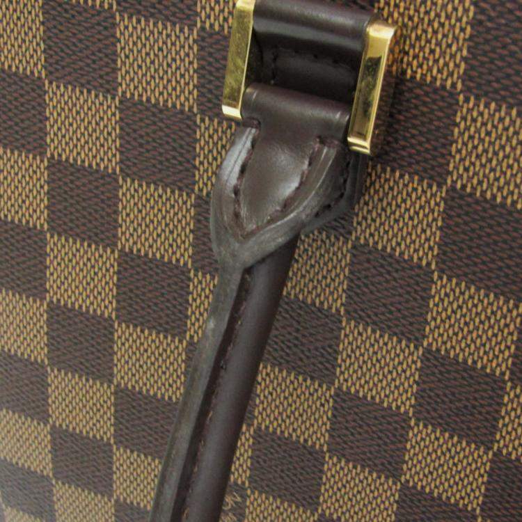 Pre Owned Louis Vuitton Brown Damier Sarria Horizontal Handbag 